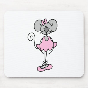 Mouse Ballerina Four Mousepad
