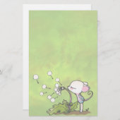 Mouse Blowing on Dandelion (Front/Back)