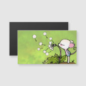 Mouse Blowing on Dandelion (Front/Back)