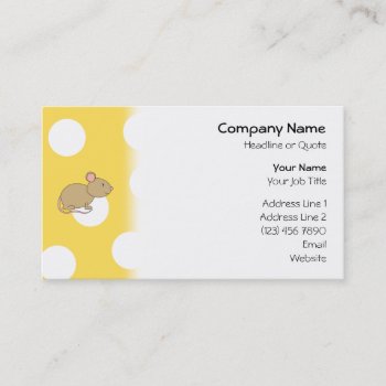 Mouse. Business Card by Animal_Art_By_Ali at Zazzle