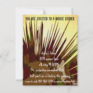 Mouse Camouflage Invitations, stickers, stamps, ca Invitation