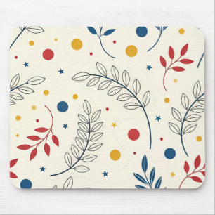 Mouse Carpet Floral Design Pad
