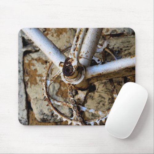 Mouse Carpet or Mat Mat _ Old Bicycle Mouse Pad