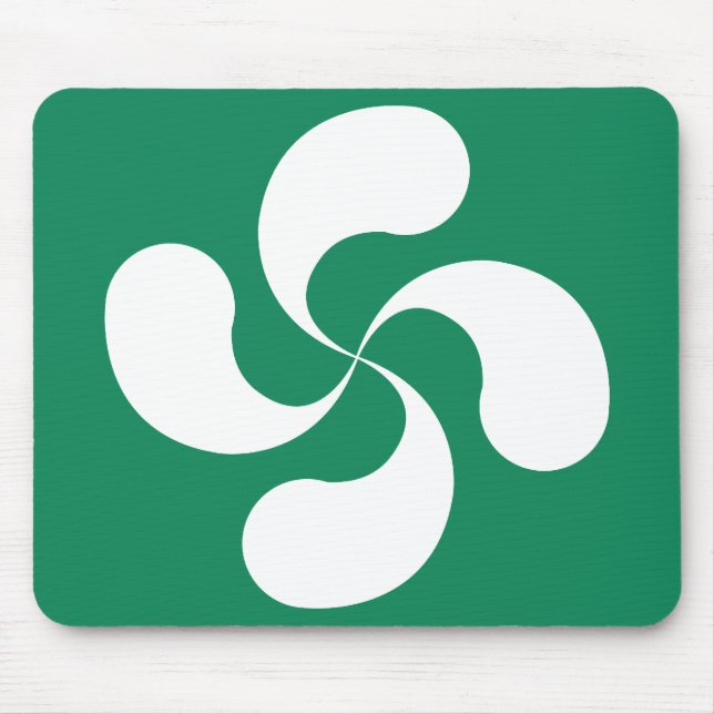 Mouse Carpets Basque Basque background green "Laub Pad (Front)