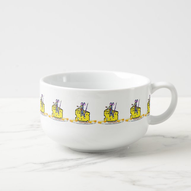 Mouse Cheese Soup Mug (Left)