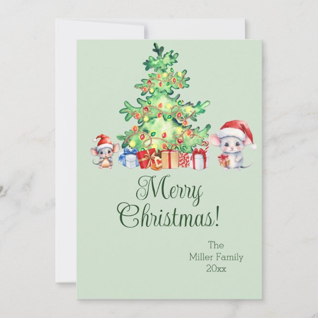Mouse Christmas Card (Front)