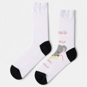 Mouse Cocoa Cappuccino  Socks