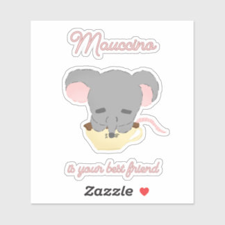 Mouse Cocoa Cappuccino Sticker