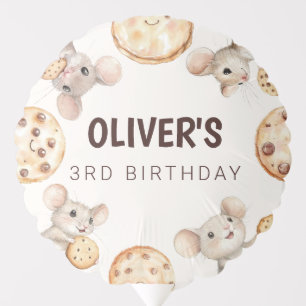 Mouse Cookie Birthday Party Balloon
