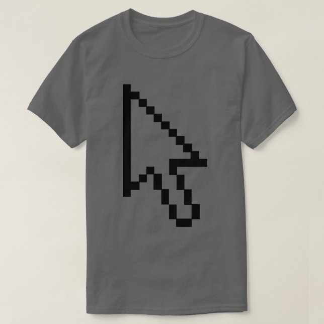 Mouse Cursor Arrow Graphic T-Shirt (Design Front)
