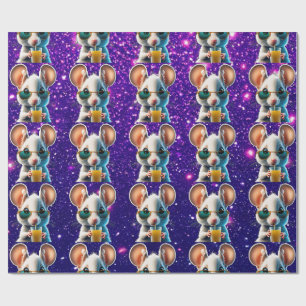 Mouse Cute Charming Themed Character Gift Wrap