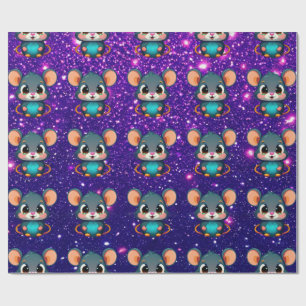 Mouse Cute Charming Themed Character Gift Wrap