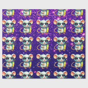 Mouse Cute Charming Themed Character Gift Wrap