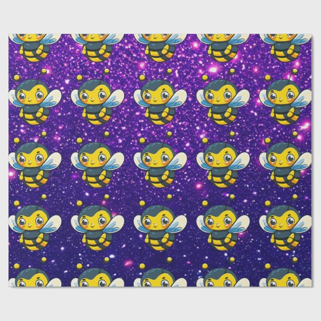 Mouse Cute Charming Themed Vibrant Wrapping Paper (Flat)