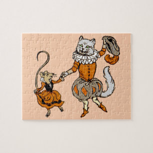 mouse dancing with a cat jigsaw puzzle