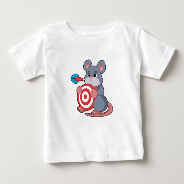 Mouse Darts Dart Dartboard Baby T-Shirt (Front)