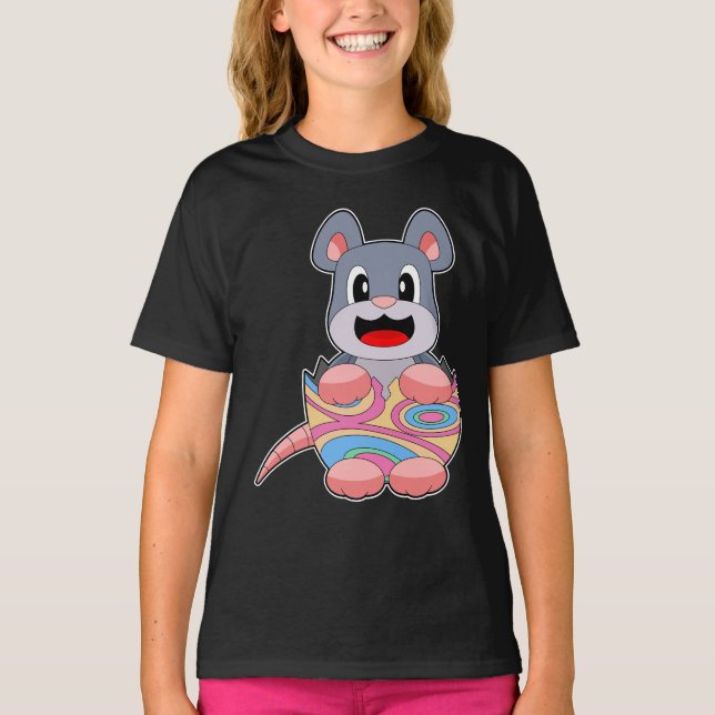 Mouse Easter Easter egg T-Shirt (Front)