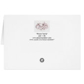 Mouse Family in Fall Leaves, Mushrooms, Nature (Back Horizontal)