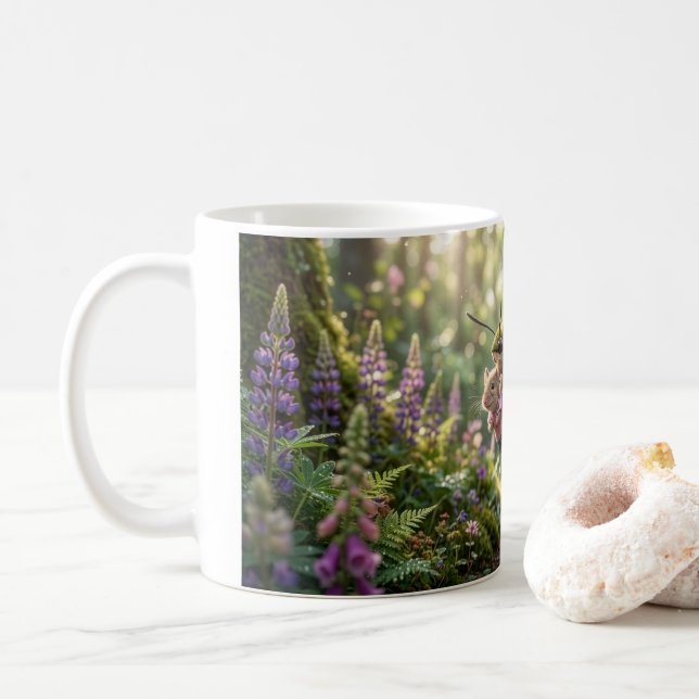 Mouse Gets A Ride Coffee Mug (With Donut)