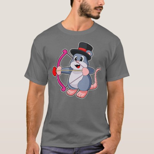 Mouse Groom Love arrow Wedding T_Shirt