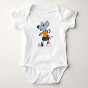Mouse Handball player Handball Baby Bodysuit