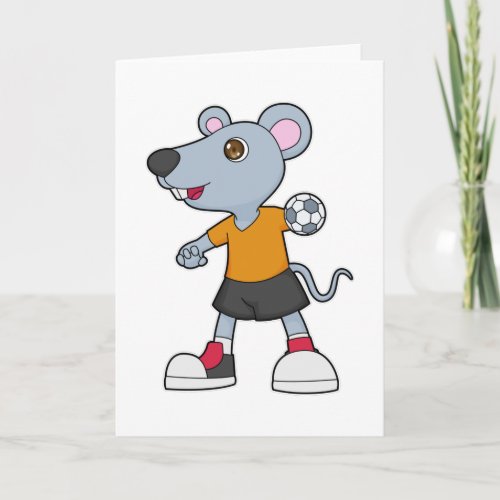 Mouse Handball player Handball Card
