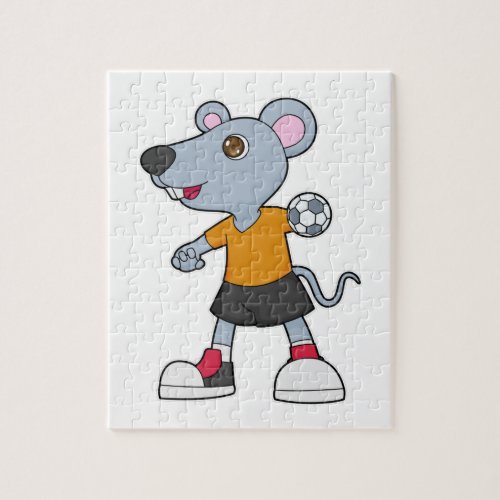 Mouse Handball player Handball Jigsaw Puzzle