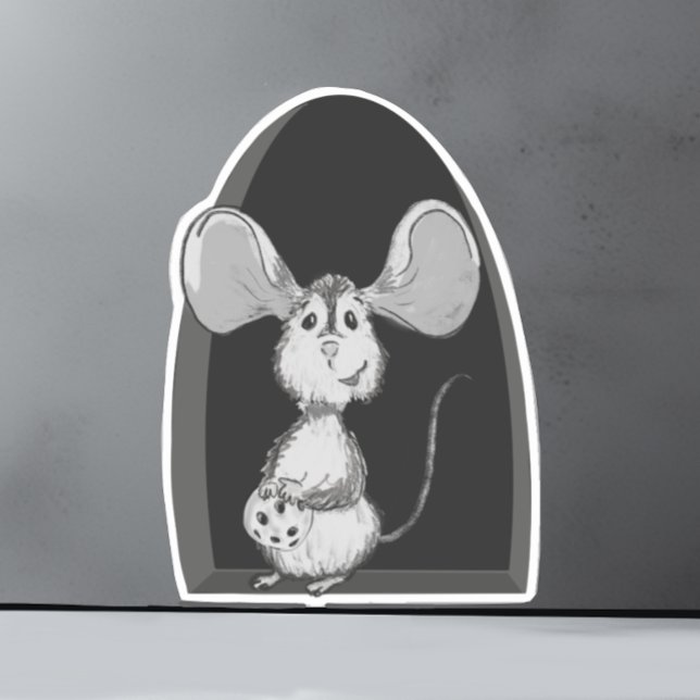 Mouse Hole with Cookie  Sticker (Creator Uploaded)