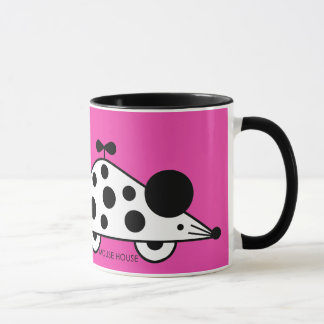 Mouse House BW Magenta Mug