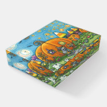 MOUSE HOUSE, TRICK OR TREAT HALLOWEEN PAPERWEIGHT