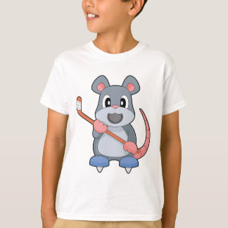 Mouse Ice hockey Ice hockey stick T-Shirt
