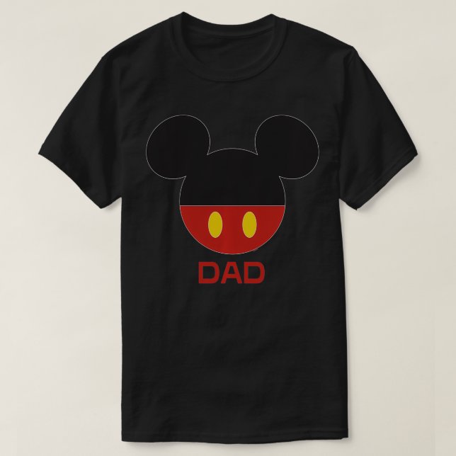 Mouse Icon Shorts Dad Birthday Fathers Day  T-Shirt (Design Front)