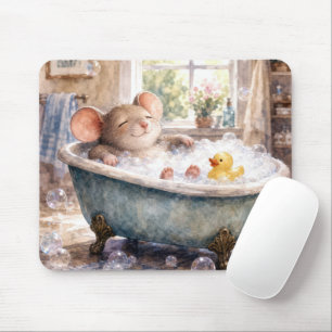 Mouse in a Bubble Bath Pad