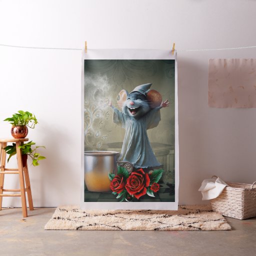 Mouse in a Nightgown: The Night of Crazy Tunes.  Fabric