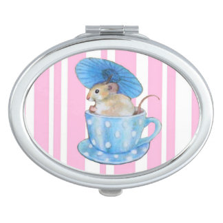 Mouse In A Teacup Compact Mirror