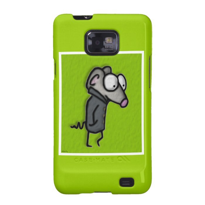 Mouse in a Trench Samsung Galaxy S2 Cases