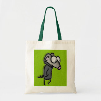 Mouse in a Trench Tote Bag
