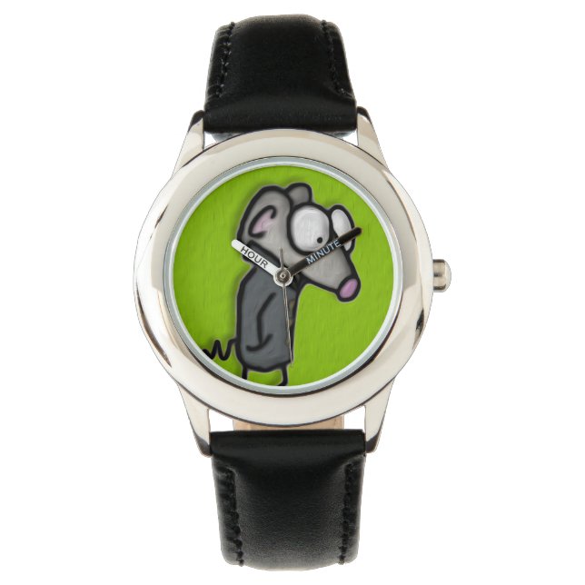 Mouse in a Trench Watch (Front)