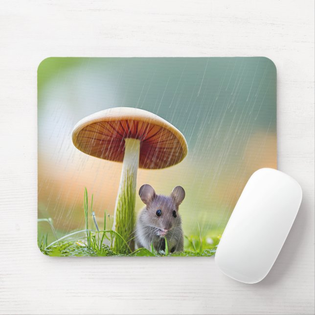 Mouse In The Rain Pad (With Mouse)