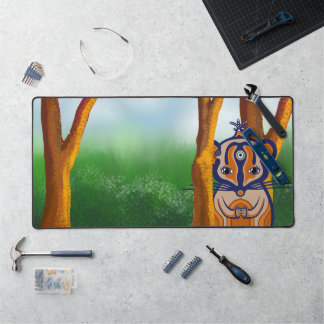 Mouse in the Woods Desk Mat