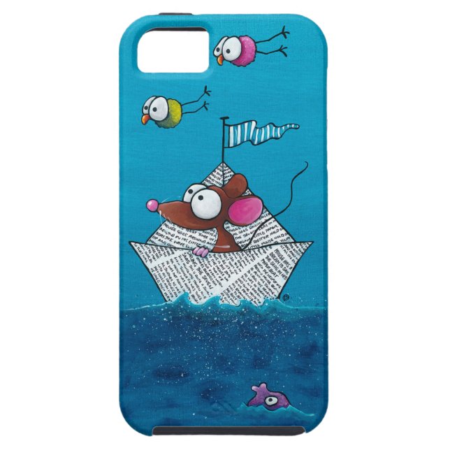 Mouse iPhone - sailing Case-Mate iPhone Case (Back)