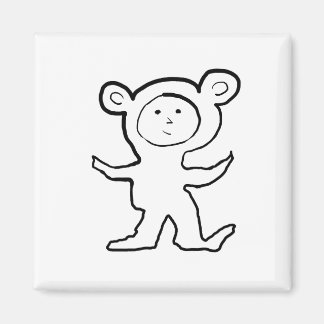 Mouse Jammies Playgarden Doodles - Cussdum Designs Magnet