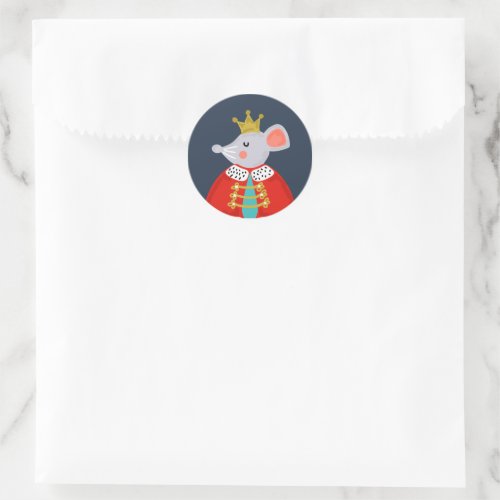 Mouse King _ Nutcracker Character Classic Round Sticker