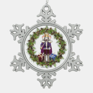Mouse King Nutcracker Snowflake Ornament
