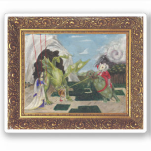 Mouse Lair Painting from Blood Tea and Red String Sticker