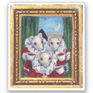 Mouse Lair Painting from Blood Tea and Red String Sticker