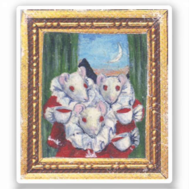 Mouse Lair Painting from Blood Tea and Red String Sticker (Front)