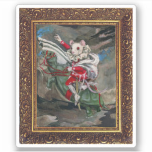 Mouse Lair Painting from Blood Tea and Red String Sticker