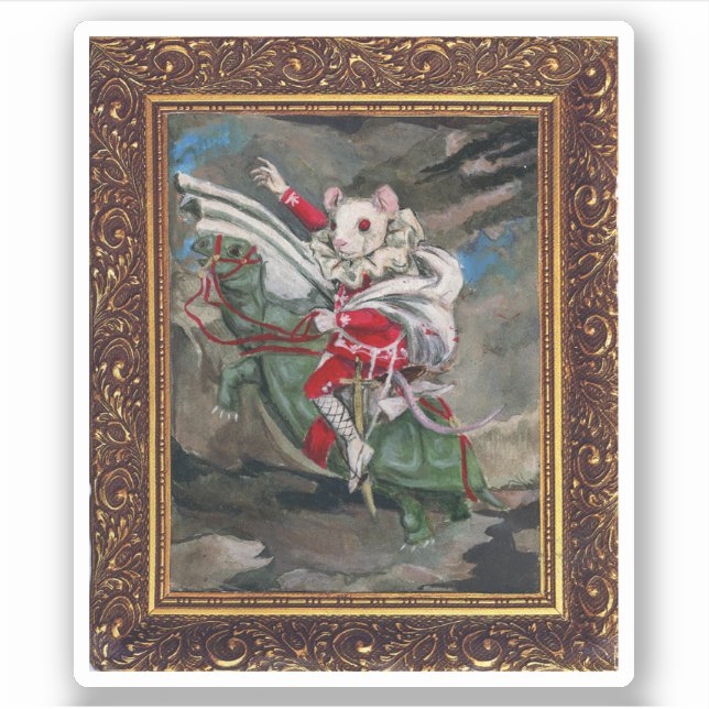 Mouse Lair Painting from Blood Tea and Red String Sticker (Front)