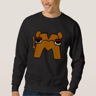 Mouse Letter M Alphabet Lore Animals For Boys Girl Sweatshirt